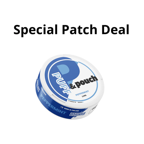 Puff & Pouch Peppermint 12mg - Special Patch Deals