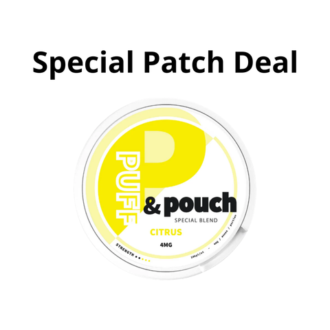 Puff & Pouch Citrus 4 mg – Spezielle Patch-Angebote